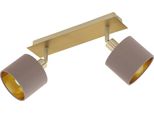 Eglo Plafoniera "Valbiano"" Cappuccino Oro E14 2 Spot IP20 97537"