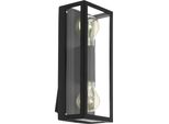 Eglo 98273 Alamonte 1 E27 Apparecchio Da Parete/Soffitto Per Esterni Nero Chiaro IP44