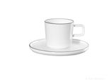 Asa Selection Espressotasse Mit Unterer, Oco Ligne Noi Fine Bone China 2030113