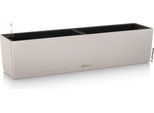 Fioriera Lechuza Balconera Colore 80 Marrone Sabbia | Cassetta Da Balcone Con Sistema Di Irrigazione, 2 Inserti Per Piante | Superficie Opaca | 79 X 19 X 19 Cm | 15706