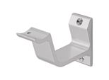 Supporto Per Corrimano 3552 Alluminio Anodizzato Argento Supporto Curvo Hermeta