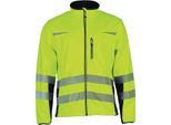 Giacca Softshell Ad Alta Visibilità Prevent® Trendline Taglia L Giallo/Nero