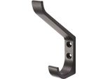 Gancio Per Cappello 0148 Singolo A.86,5Mm Alluminio Anodizzato Nero H.135Mm Hermeta