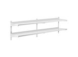 Scaffale A Muro Royal Catering - 2 Ripiani - 40 X 200 Cm