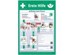Piano Di Primo Soccorso Secondo Le Informazioni Dguv 204-001 L410Xl590Mm Ku.