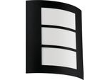 Eglo 99567 City E27 Lampada Da Parete/Soffitto Per Esterni Bianco Nero IP44