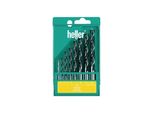 Heller Tools 205241 Wood Twist Drill Bit Set 8-Piece 3 Mm, 4 Mm, 5 Mm, 6 Mm, 7 Mm, 8 Mm, 9 Mm, 10 Mm Cylinder Shank 1 Set