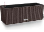 Fioriera Lechuza Balconera Cottage 50 Mocha | Cassetta Da Balcone Con Sistema Di Irrigazione E Inserto Per Piante | Aspetto Vimini | 50 X 19 X 19 Cm | 15605