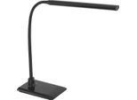 Eglo Lampada Da Tavolo Led Laroa, Lampada Da Tavolo Con Touch, Dimmerabile A Passi, Lampada Da Tavolo In Plastica Nera, Lampada Da Ufficio Led Bianco Neutro