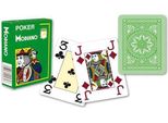 Modiano Carte Da Poker Verde Chiaro 100% Plastica 4 Indice Grande