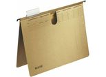 Leitz 1994-00-00 Raccoglitore Sospeso A 25 Tasche Alpha® 1994 In Cartone Marrone Naturale 1 X Pinzatura Ufficiale