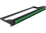 Delock 19" Lwl Patchpanel 24 Port Sc Simplex GrüN"