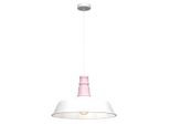 Enzo Bianco/Rosa Luce A Sospensione 1Xe27 Plafoniera Lampada A Soffitto Luce A Sospensione