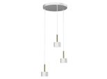 Milagro Arena Lampadario A Sospensione MLP7756 Bianco / Oro