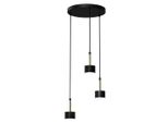 Milagro Arena Lampadario A Sospensione MLP7762 Nero / Oro