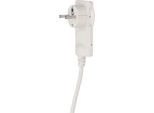 Spina Piatta, Uni-Schuko Con Impugnatura, Staccabile, Cavo - 1,5 M, Bianco