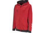 Hummel Lead Poly Giacca Con Cappuccio Bambini, True Red, 176