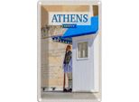 Vianmo Insegna Di Latta 30X20 Cm Athens Greece Evzone Wache