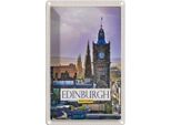 Vianmo Insegna Di Latta 30X20 Cm Edinburgh Scotland Uhrturm