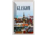 Vianmo Insegna Di Latta 30X20 Cm Glasgow Scotland Altstadt