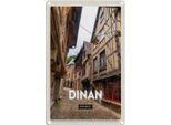 Vianmo Insegna Di Latta 18X12 Cm Dinan France Mittelalter Stadt