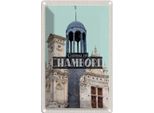Vianmo Insegna Di Latta 18X12 Cm Retro ChâTeau De Chambord Schloss