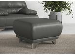 Hocker Cotta "Maranello", Grau (Fango), B:66Cm H:43Cm T:66Cm, 64% Polyurethan, 25% Polyester, 11% Baumwolle, Hocker, FußHocker Polsterhocker
