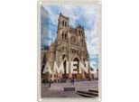 Vianmo Insegna Di Latta 18X12 Cm Amiens France Schloss Reiseziel