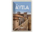 Vianmo Insegna Di Latta 30X20 Cm Avila Spain Mittelalter Stadtmauer