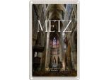 Vianmo Insegna Di Latta 30X20 Cm Metz France Kathedrale Reiseziel
