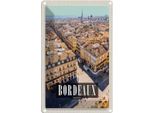 Vianmo Insegna Di Latta 30X20 Cm Bordeaux France Panorma Reiseziel