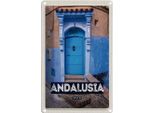 Vianmo Insegna Di Latta 30X20 Cm Andalusia Spain Retro Altstadt