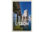 Vianmo Insegna Di Latta 30X20 Cm Lisbon Portugal Meer Reisezirl