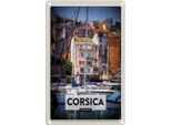 Vianmo Insegna Di Latta 30X20 Cm Corsica France Urlaubsort