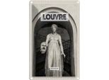 Vianmo Insegna Di Latta 18X12 Cm Louvre Museum Reiseziel Tourism Retro