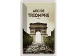 Vianmo Insegna Di Latta 18X12 Cm Arc De Triomphe Paris Retro Bild