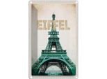 Vianmo Insegna Di Latta 18X12 Cm Eiffel Tower Retro Tourismus