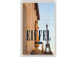 Vianmo Insegna Di Latta 18X12 Cm Eiffel Tower Skulpturen