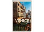 Vianmo Insegna Di Latta 18X12 Cm Venice Iraly Architektur Geschenk