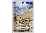 Vianmo Insegna Di Latta 30X20 Cm Montmartre Paris Architektur