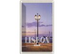 Vianmo Insegna Di Latta 30X20 Cm Lisbon Portugal Sonnenuntergang