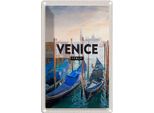 Vianmo Insegna Di Latta 30X20 Cm Venice Venedig Boote Meer