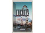Vianmo Insegna Di Latta 18X12 Cm London Engalnd London Eye