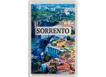 Vianmo Insegna Di Latta 30X20 Cm Sorrento Italien GebäUde Trip