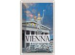 Vianmo Insegna Di Latta 18X12 Cm Wien ÖSterreich Pallas Athene Reise