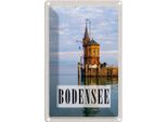 Vianmo Insegna Di Latta 30X20 Cm Bodensee Deutschland Haus See