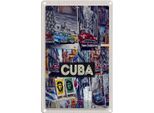 Vianmo Insegna Di Latta 30X20 Cm Cuba Karibik Freiheit Stadt GemäLde