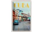 Vianmo Insegna Di Latta 30X20 Cm Cuba Karibik Stadtzentrum Stadt