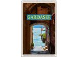 Vianmo Insegna Di Latta 30X20 Cm Gardasee Italien See Sommer