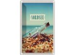 Vianmo Insegna Di Latta 30X20 Cm Nordsee Strand Meer Flaschenpost